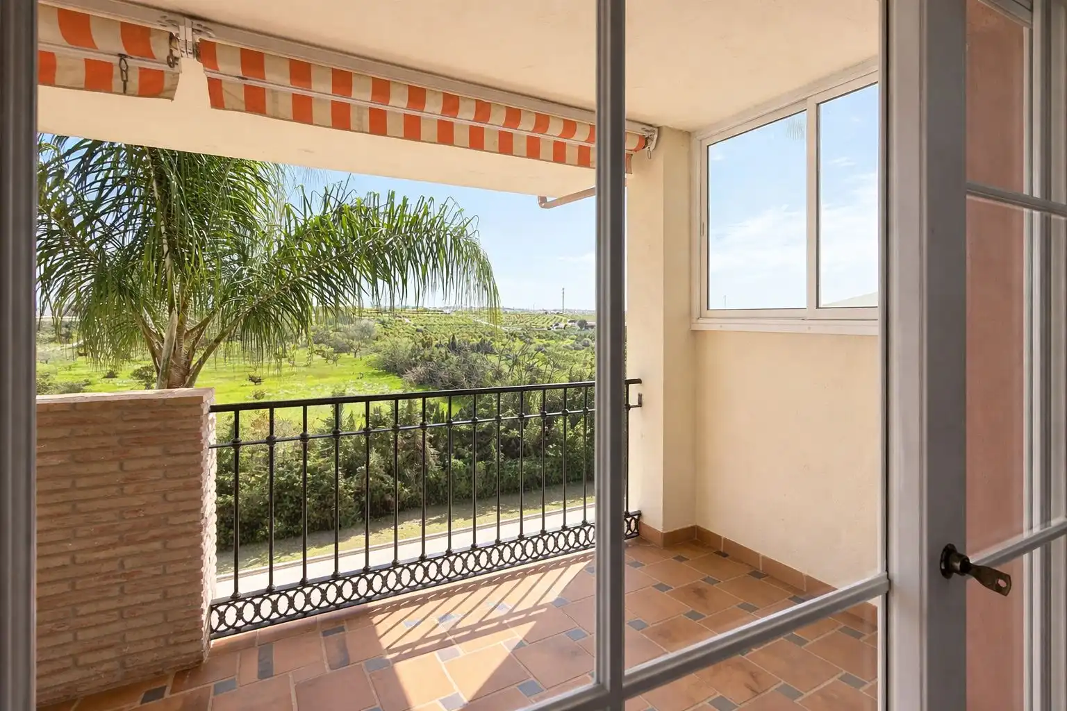 Terraza de Apartamento en venta en Mijas con Aire acondicionado, Calefacción y Jardín privado