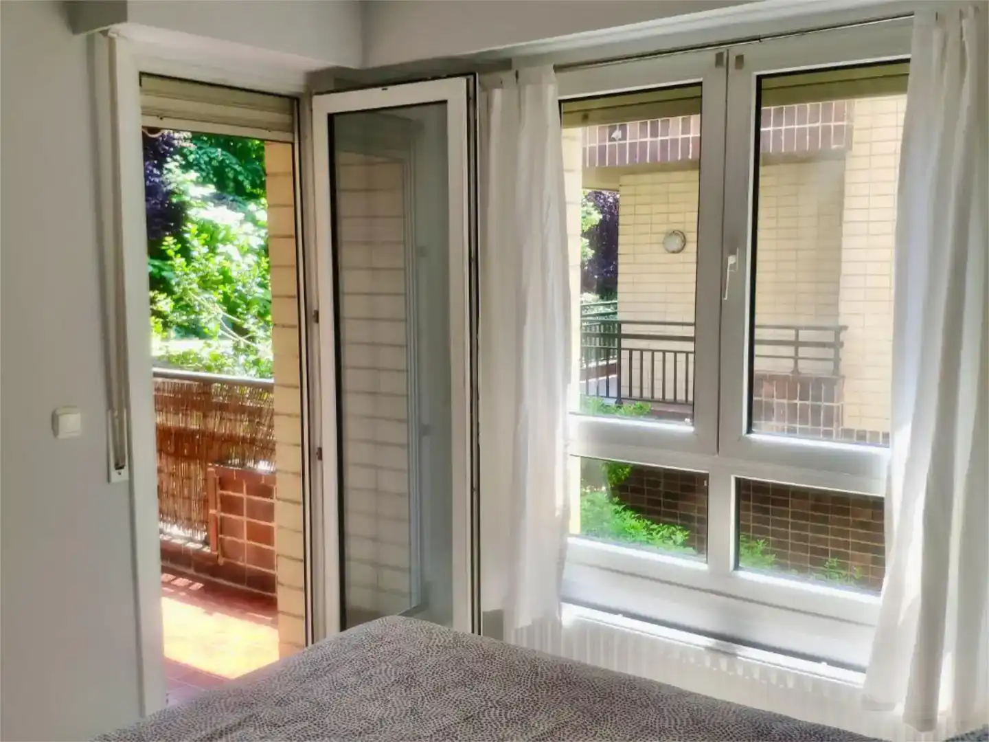 Terrasse von Wohnung zur Miete in Zarautz mit Privatgarten, Parkett und Schwimmbad