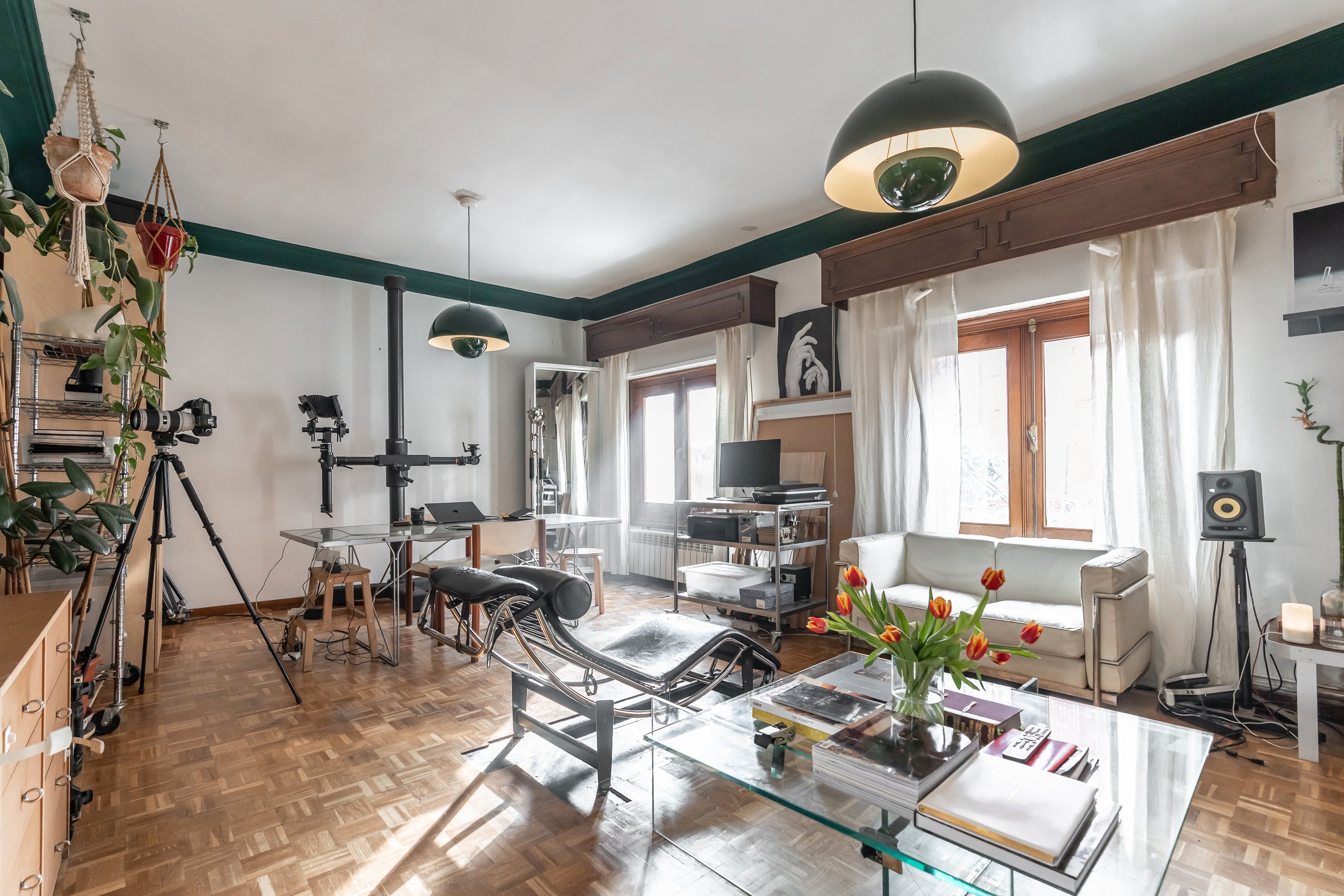 Sala d'estar de Pis en venda en  Madrid Capital amb Calefacció