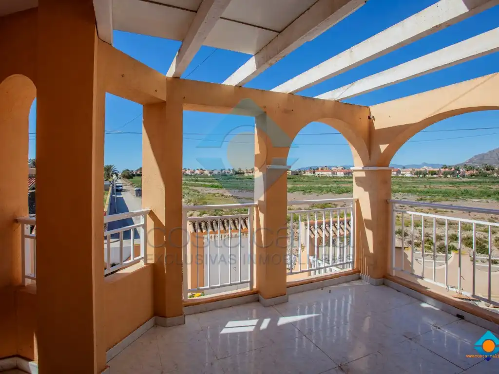 Terraza de Casa o chalet en venta en Mazarrón con Aire acondicionado, Jardín privado y Terraza
