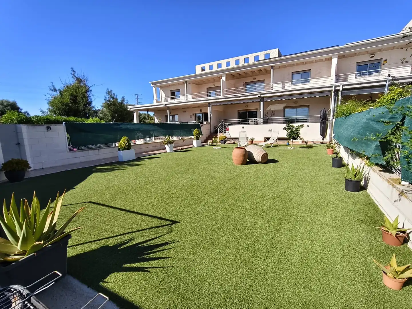 Terraza de Casa adosada en venta en Mutxamel con Aire acondicionado, Jardín privado y Terraza