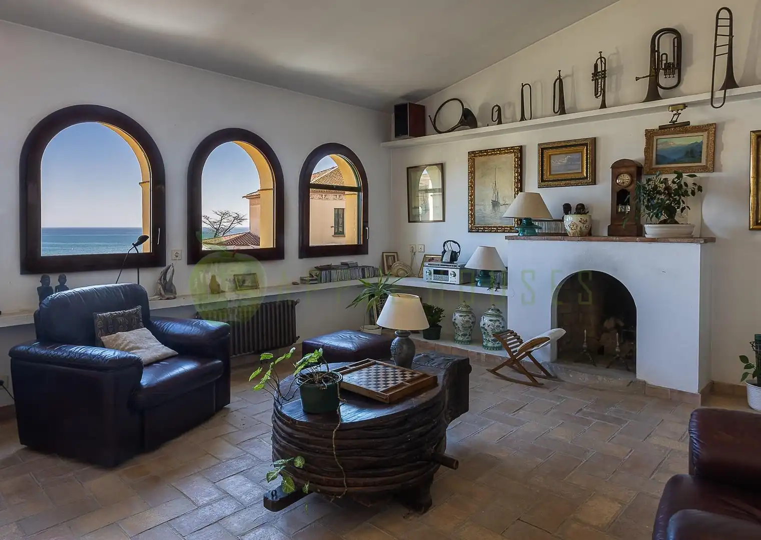 Sala de estar de Casa o chalet en venta en Vilanova i la Geltrú con Aire acondicionado, Calefacción y Jardín privado