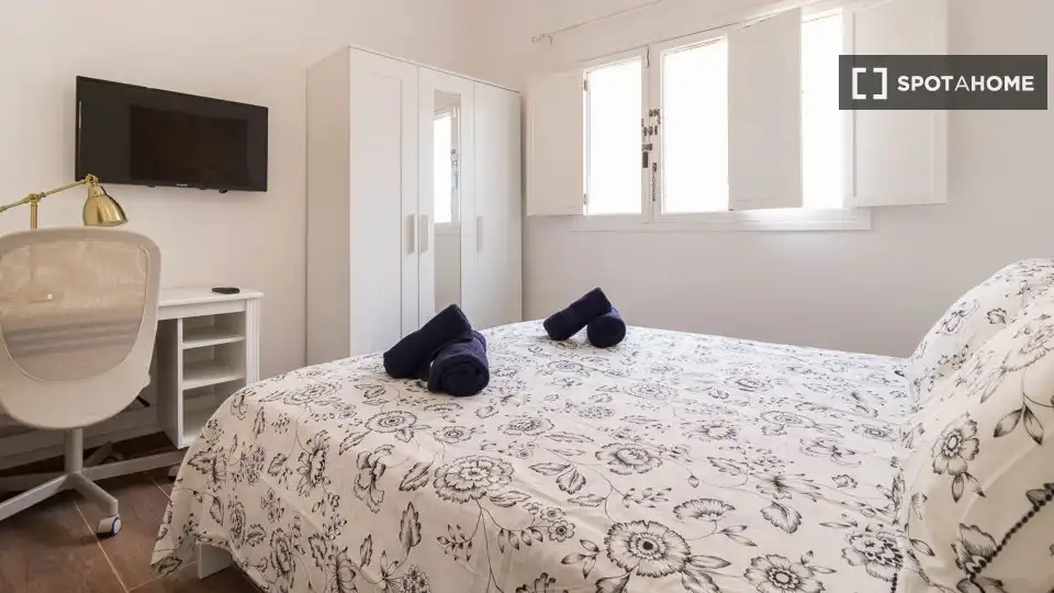 Habitación de Piso para compartir en Las Palmas de Gran Canaria con Aire acondicionado, Terraza y Amueblado