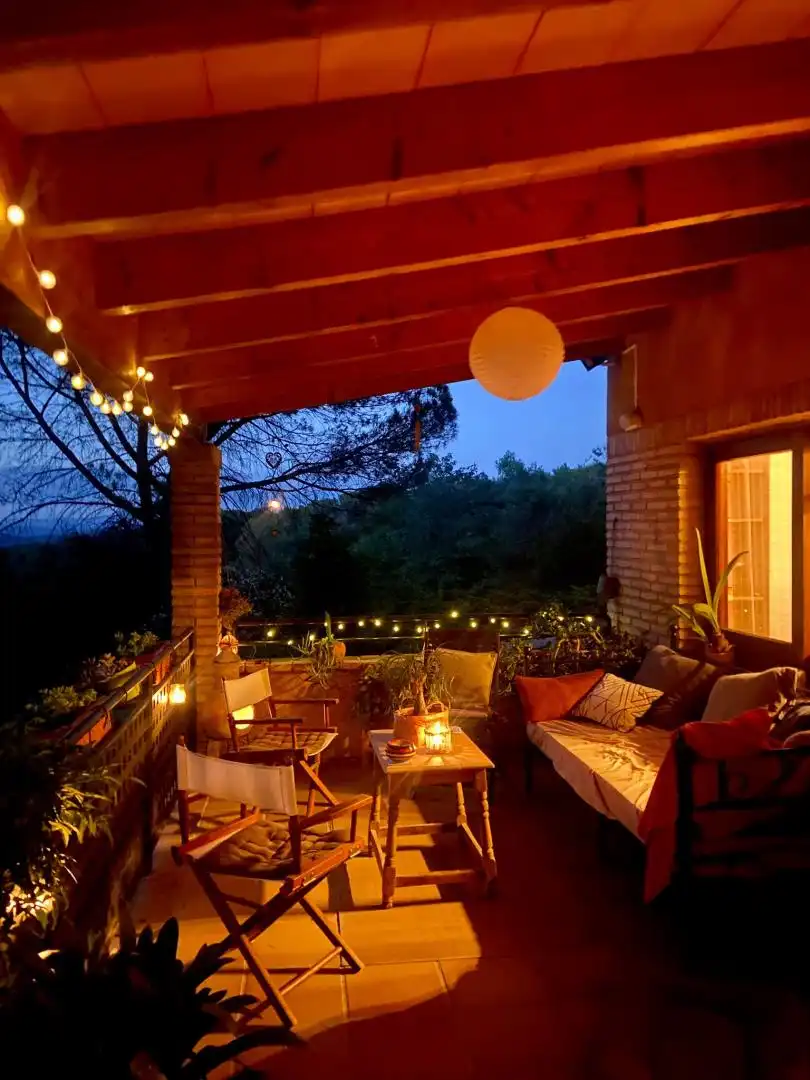 Terrasse von Country house zum Verkauf in Porqueres mit Heizung, Privatgarten und Ofen