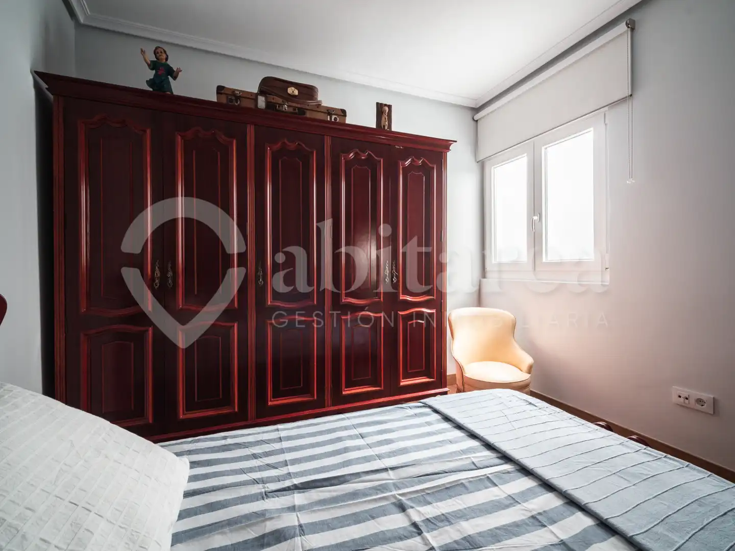 Bedroom of Flat for sale in Santoña  with Heating, Parquet flooring and Balcony