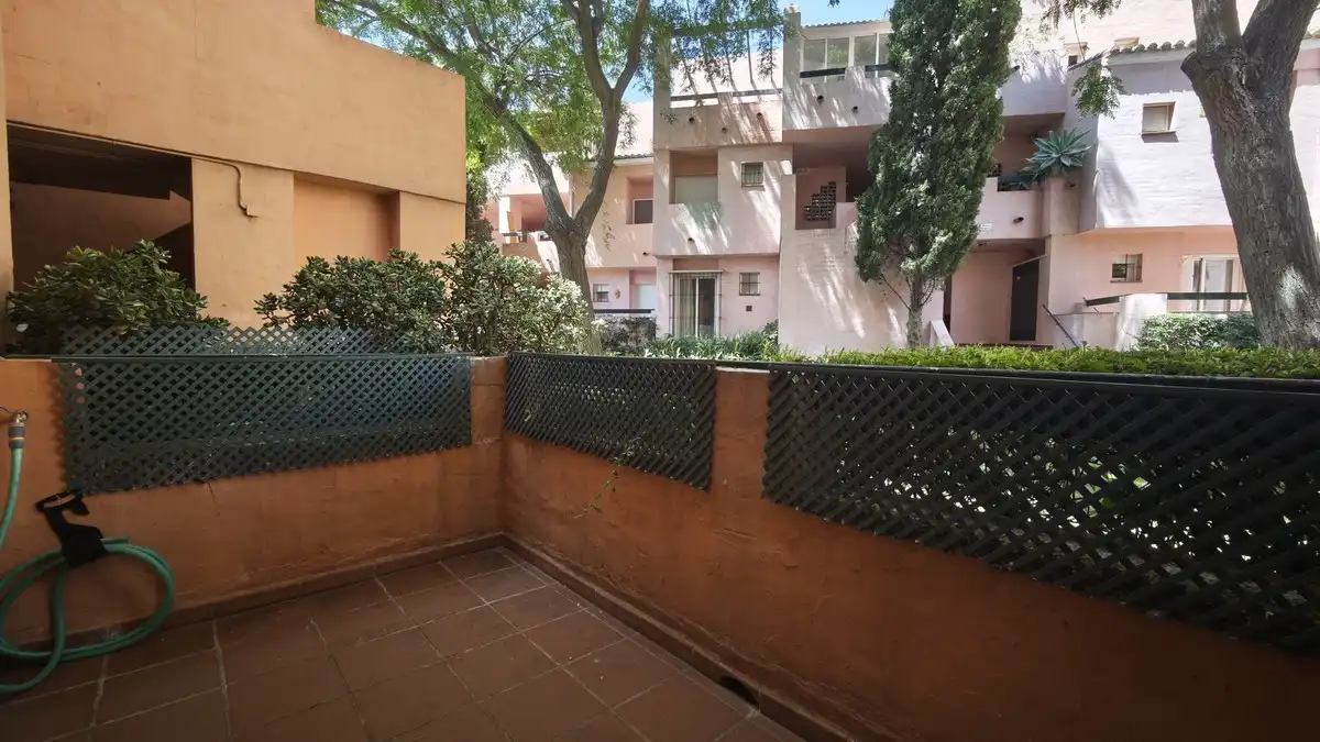 Jardí de Apartament en venda en San Pedro de Alcántara