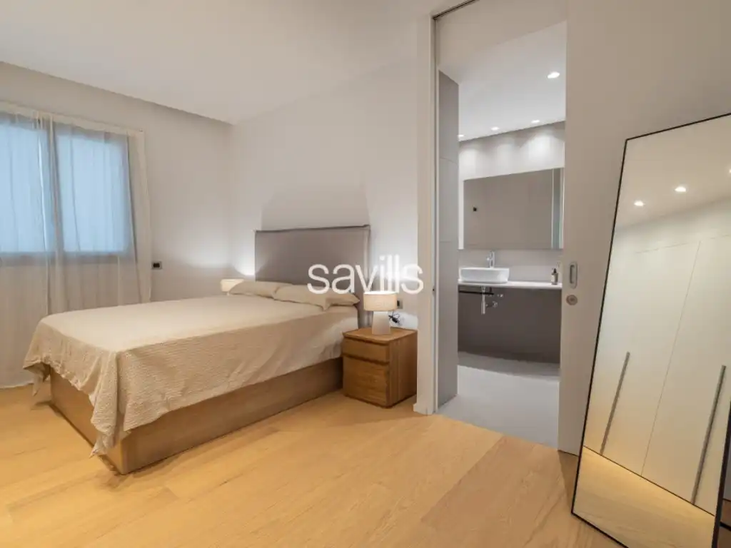 Schlafzimmer von Wohnungen zur Miete in Barcelona mit Klimaanlage und Möbliert