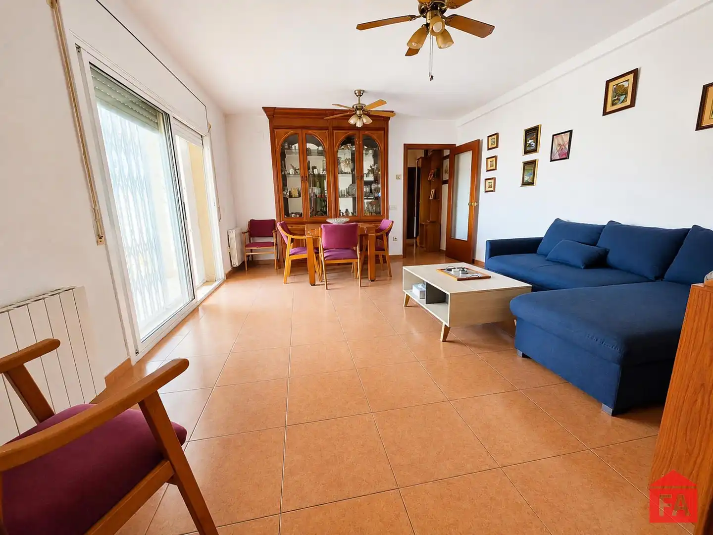 Wohnzimmer von Wohnung zum Verkauf in El Vendrell mit Klimaanlage, Heizung und Terrasse