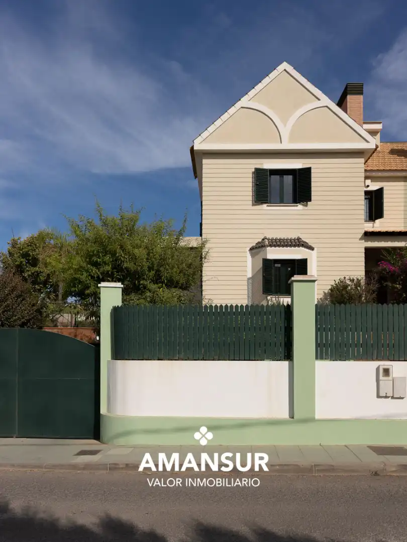 Exterior view of Houses for sale in Punta Umbría  with Heating, Terrace and Swimming Pool