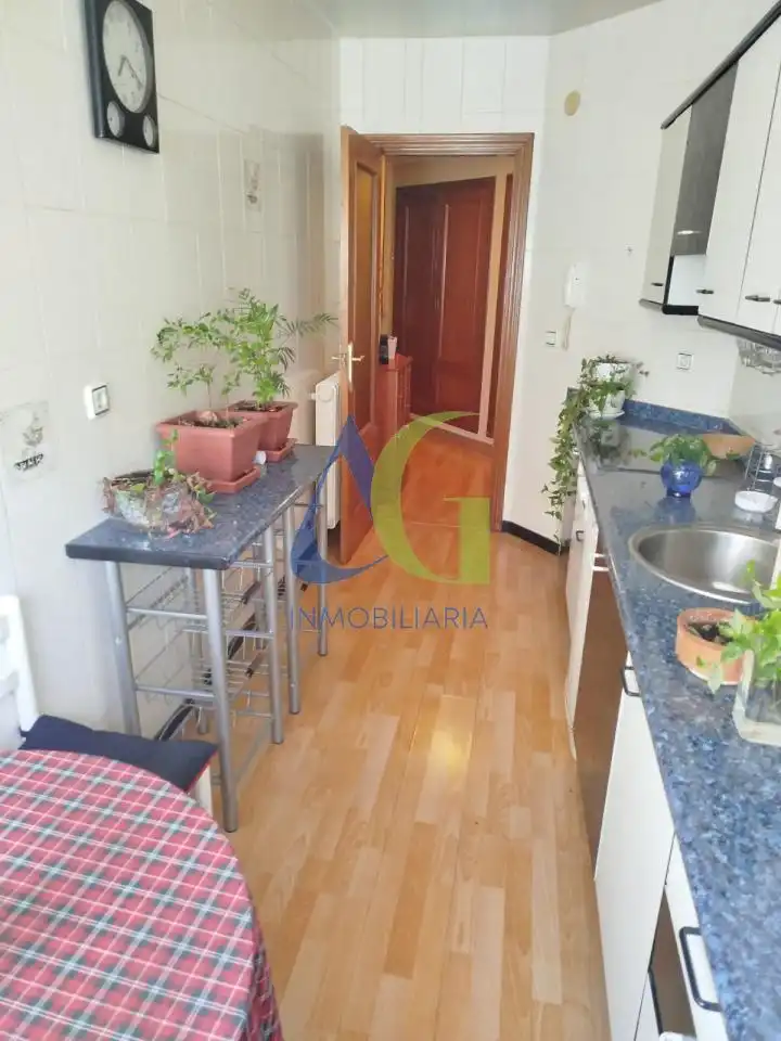 Küche von Wohnung zum Verkauf in San Andrés del Rabanedo mit Heizung, Parkett und Terrasse