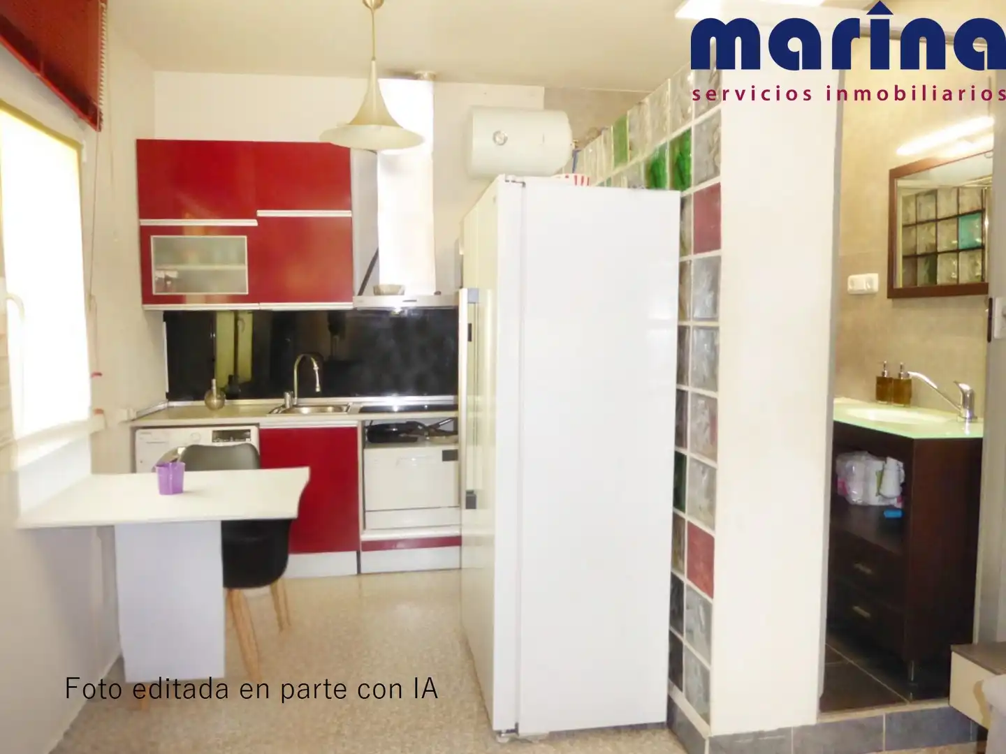 Cocina de Loft en venta en  Pamplona / Iruña con Amueblado, Horno y Lavadora