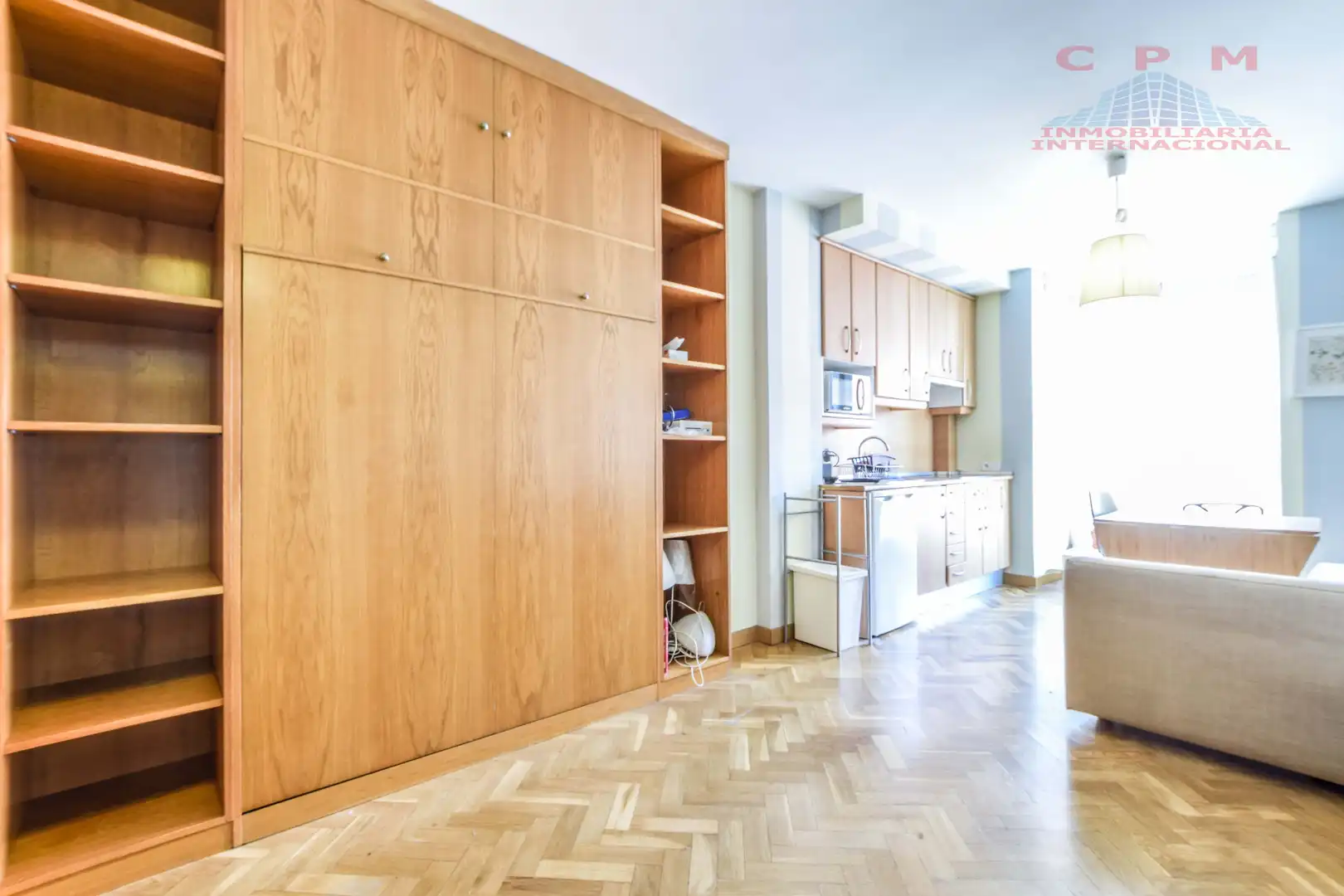 Dormitori de Estudi de lloguer en Madrid amb Aire condicionat, Calefacció i Parquet