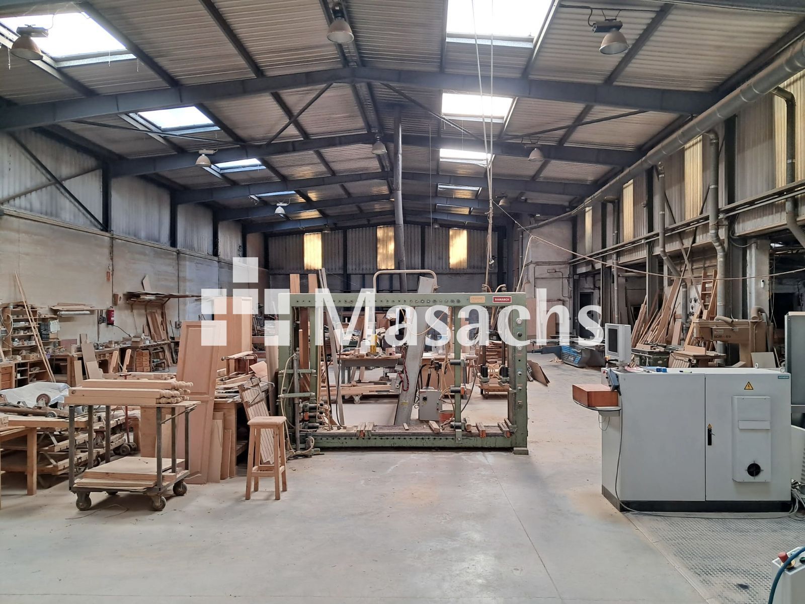 Vista exterior de Nau industrial en venda en Sant Hilari Sacalm