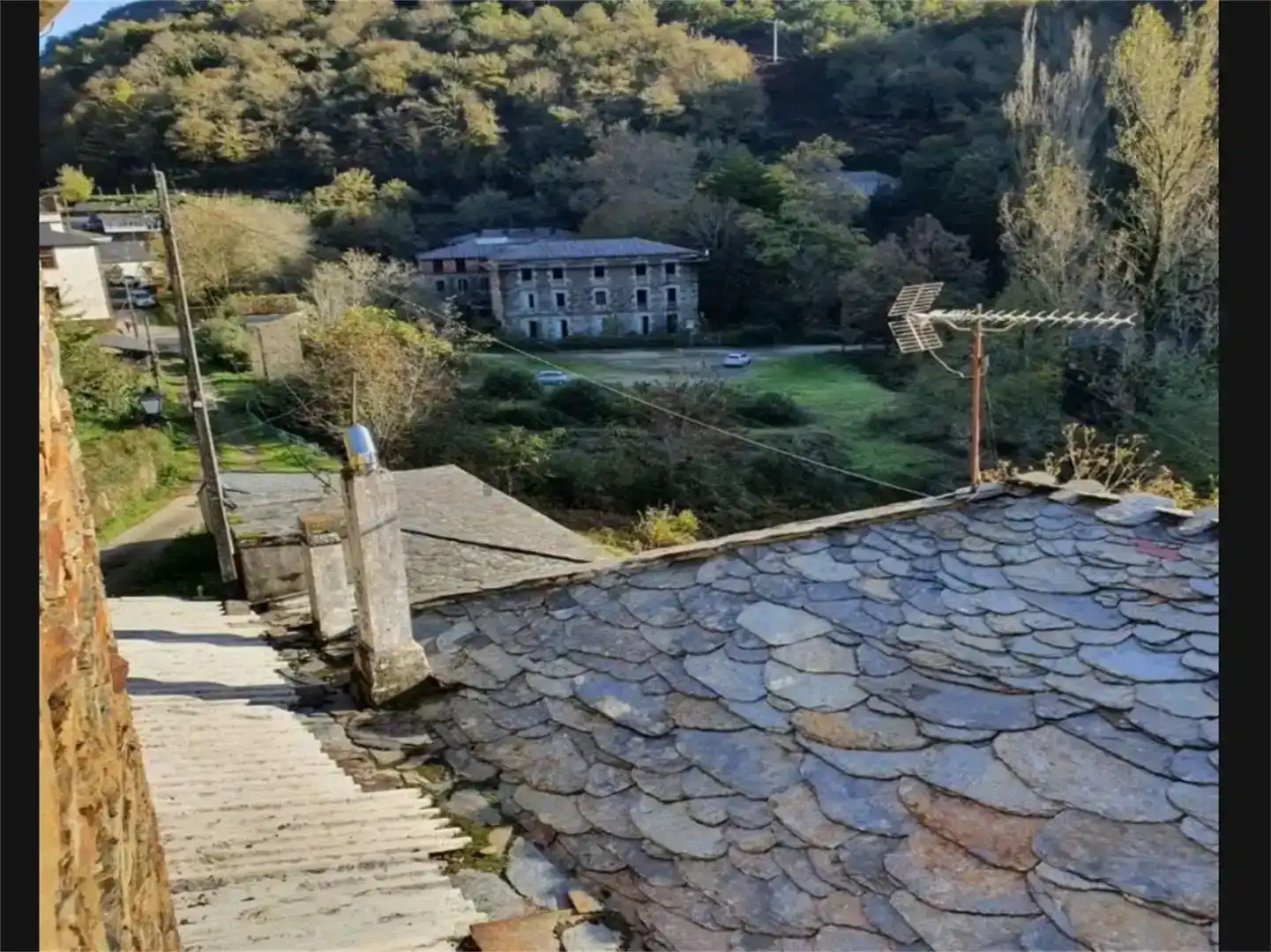 Vista exterior de Casa adosada en venta en O Incio 