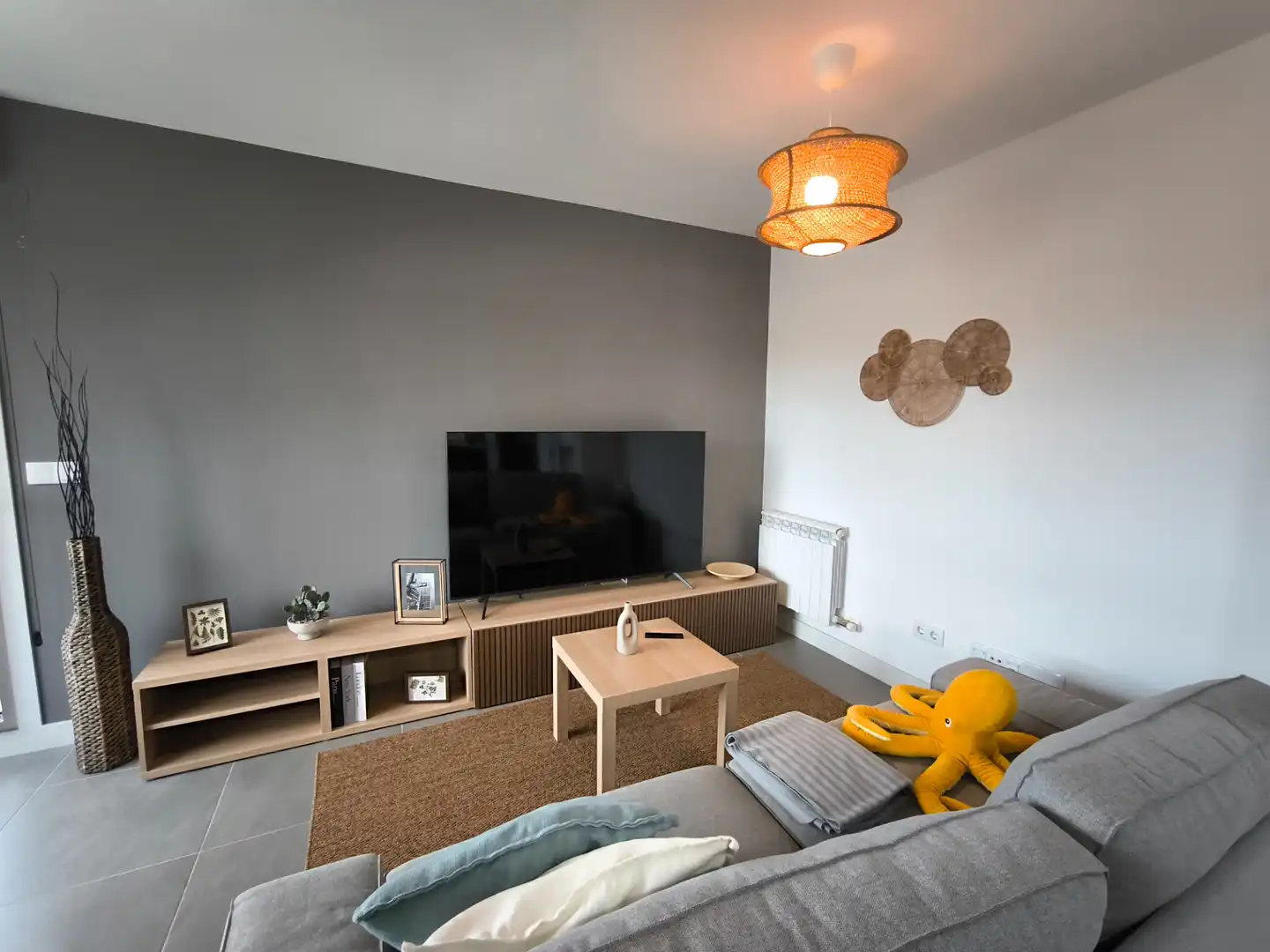 Sala de estar de Piso en venta en Vilagarcía de Arousa con Calefacción, Terraza y Trastero