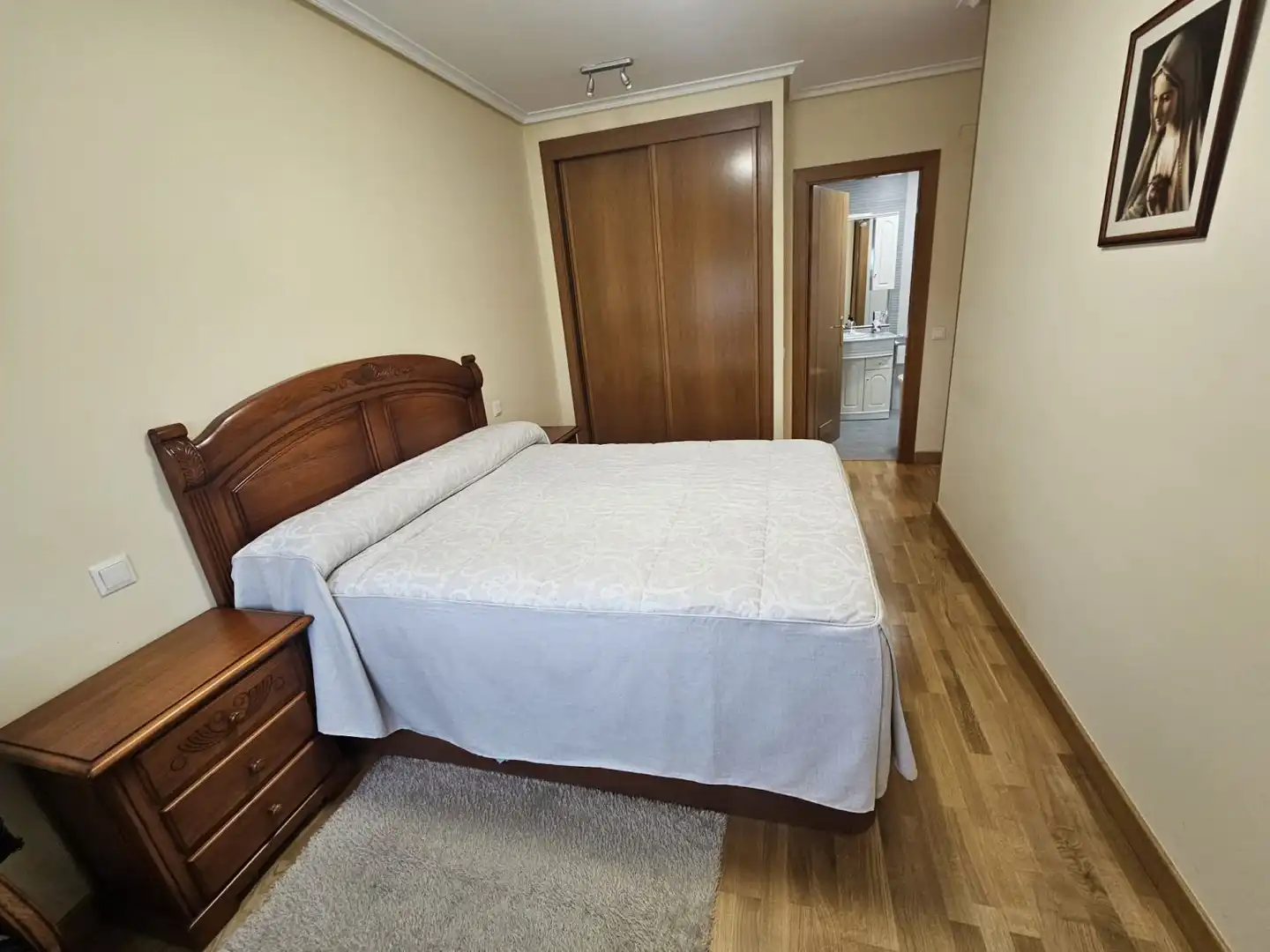 Bedroom of Flat for sale in  Logroño  with Heating, Parquet flooring and Storage room