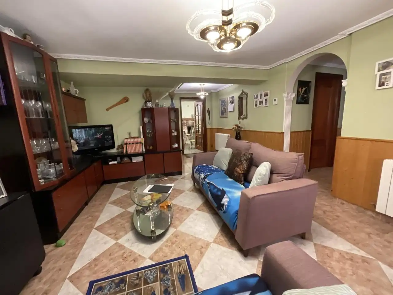 Sala de estar de Casa o chalet en venta en Alesanco con Terraza, Trastero y Amueblado