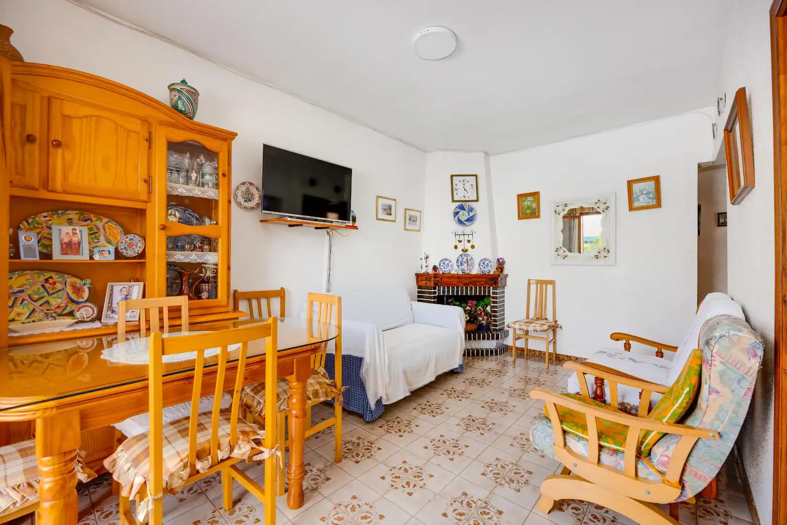 Sala de estar de Casa o chalet en venta en Torrevieja con Terraza y Amueblado