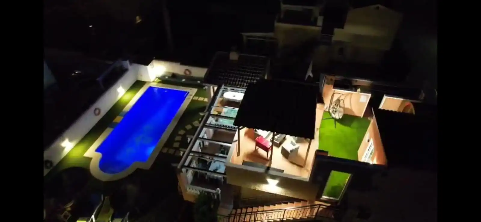 Terraza de Casa o chalet en venta en Mazarrón con Aire acondicionado, Jardín privado y Piscina