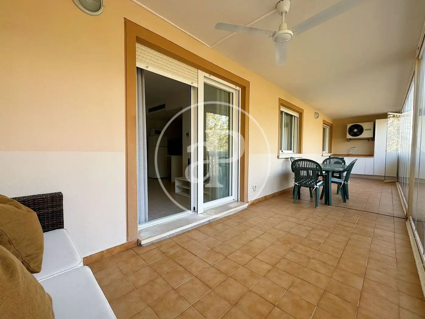 Terraza de Piso de alquiler en Jávea / Xàbia con Aire acondicionado, Calefacción y Jardín privado