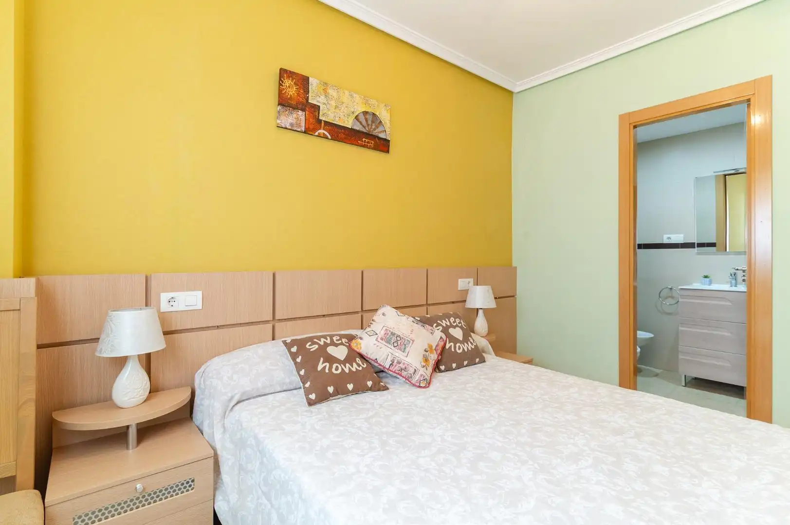 Dormitori de Apartament en venda en Oropesa del Mar / Orpesa amb Aire condicionat, Jardí privat i Terrassa