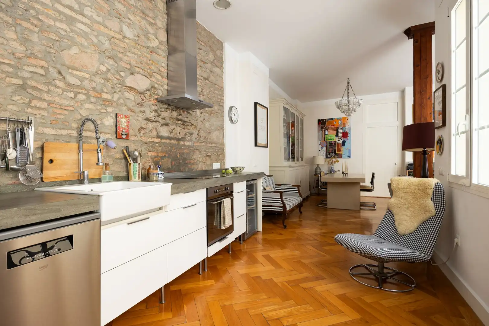 Kitchen of Apartments for sale in Málaga  with Balcony