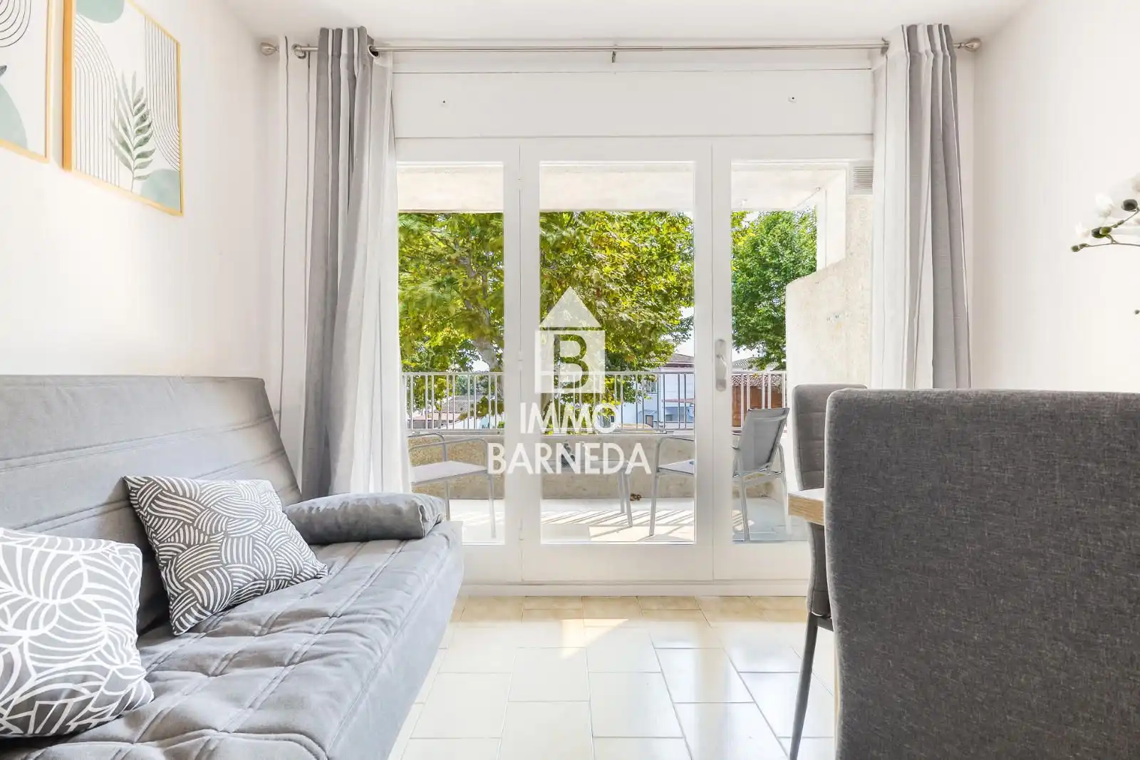 Terrasse von Wohnung zum Verkauf in Empuriabrava mit Terrasse, Möbliert und Mikrowelle