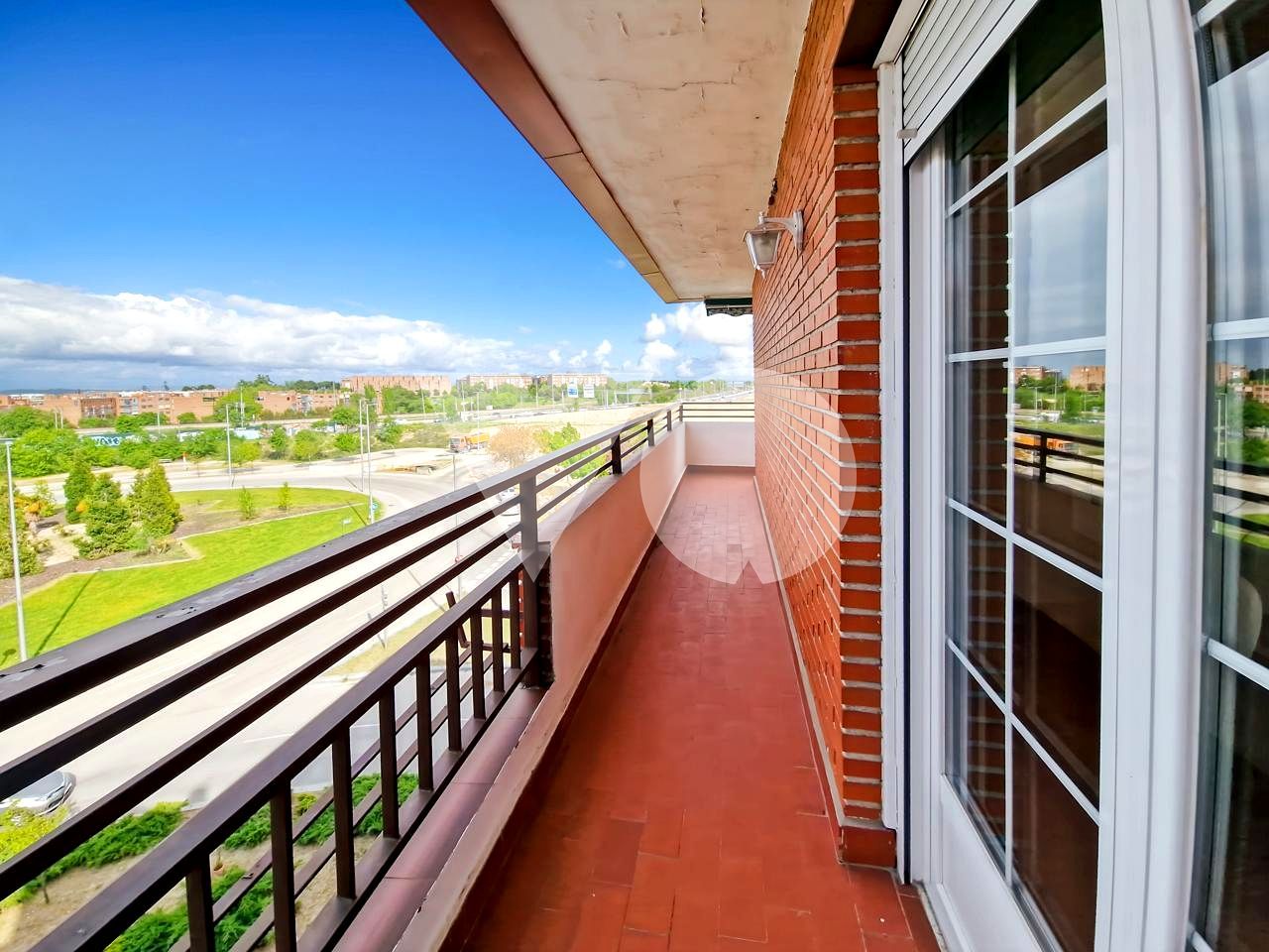 Balcony of Flat for sale in  Madrid Capital  with Air Conditioner, Heating and Terrace