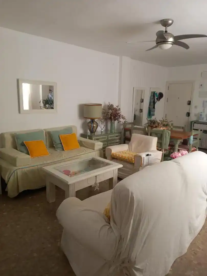 Living room of Flat for rent in Rota  with Air Conditioner and Furnished