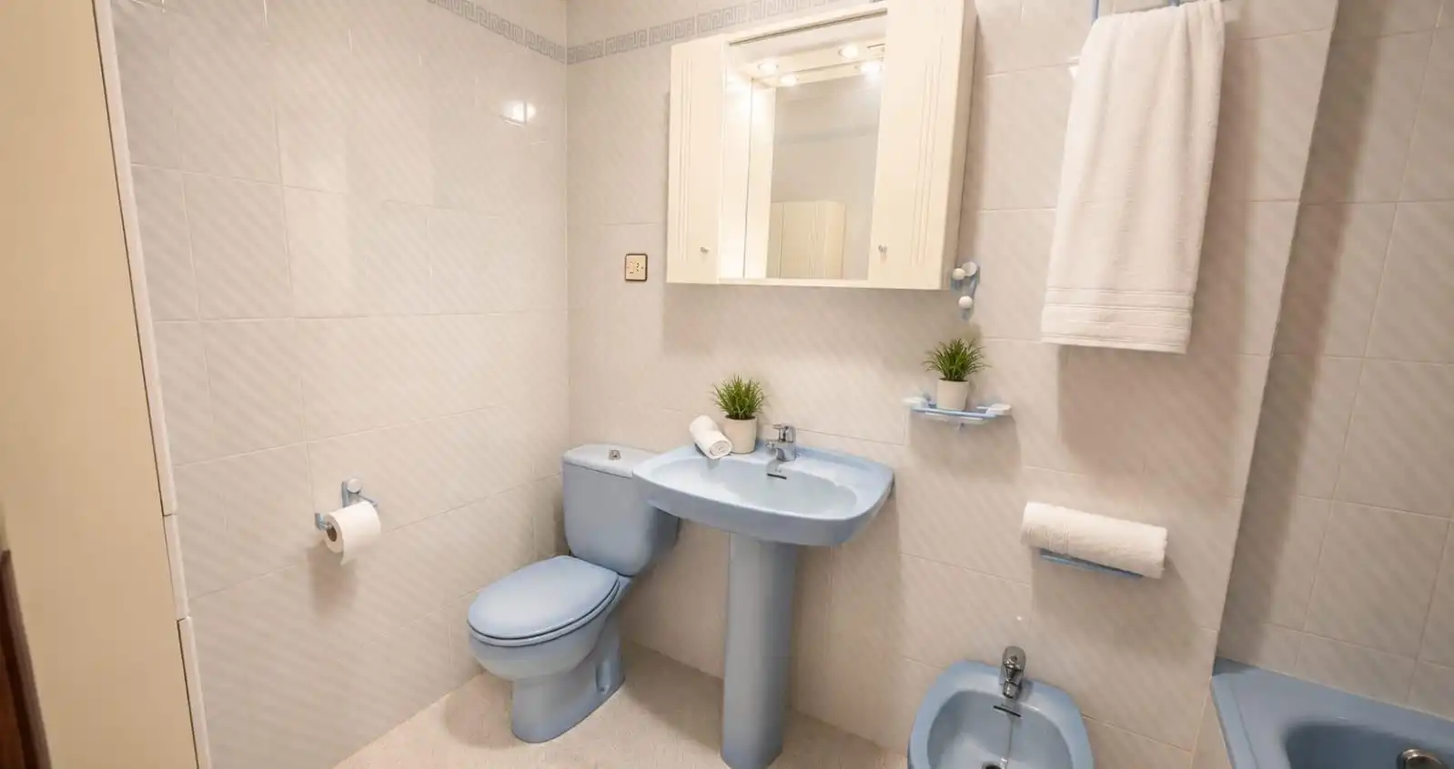 Baño de Apartamento de alquiler en Torrevieja con Aire acondicionado y Amueblado