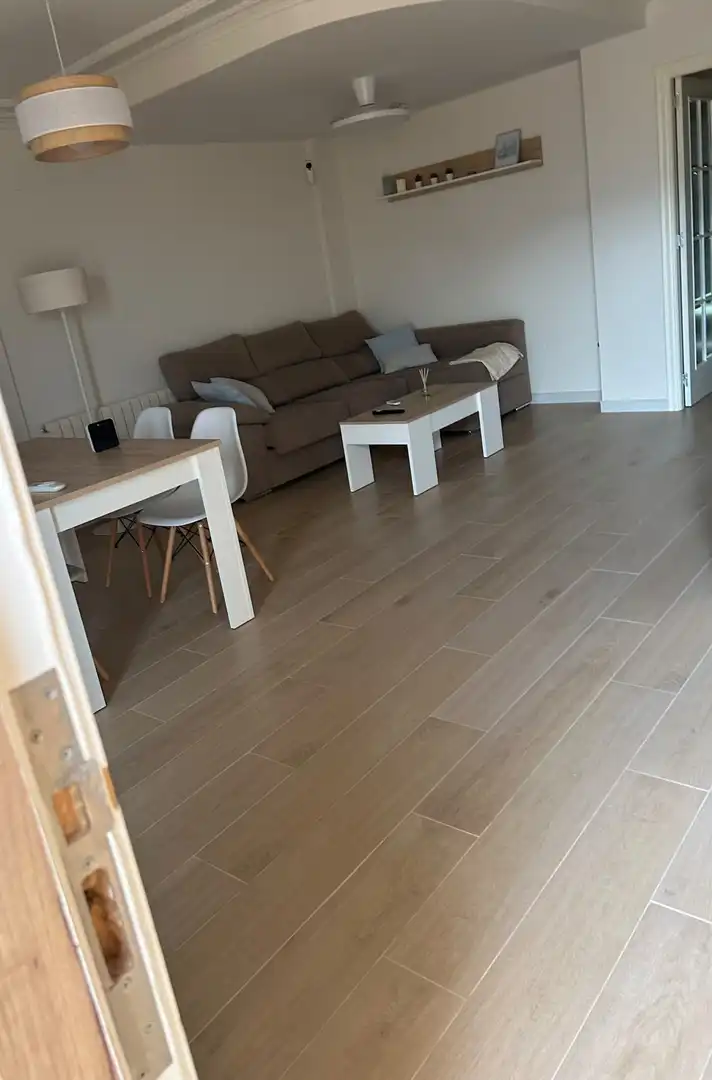 Sala d'estar de Casa adosada en venda en Murcia amb Aire condicionat, Calefacció i Parquet