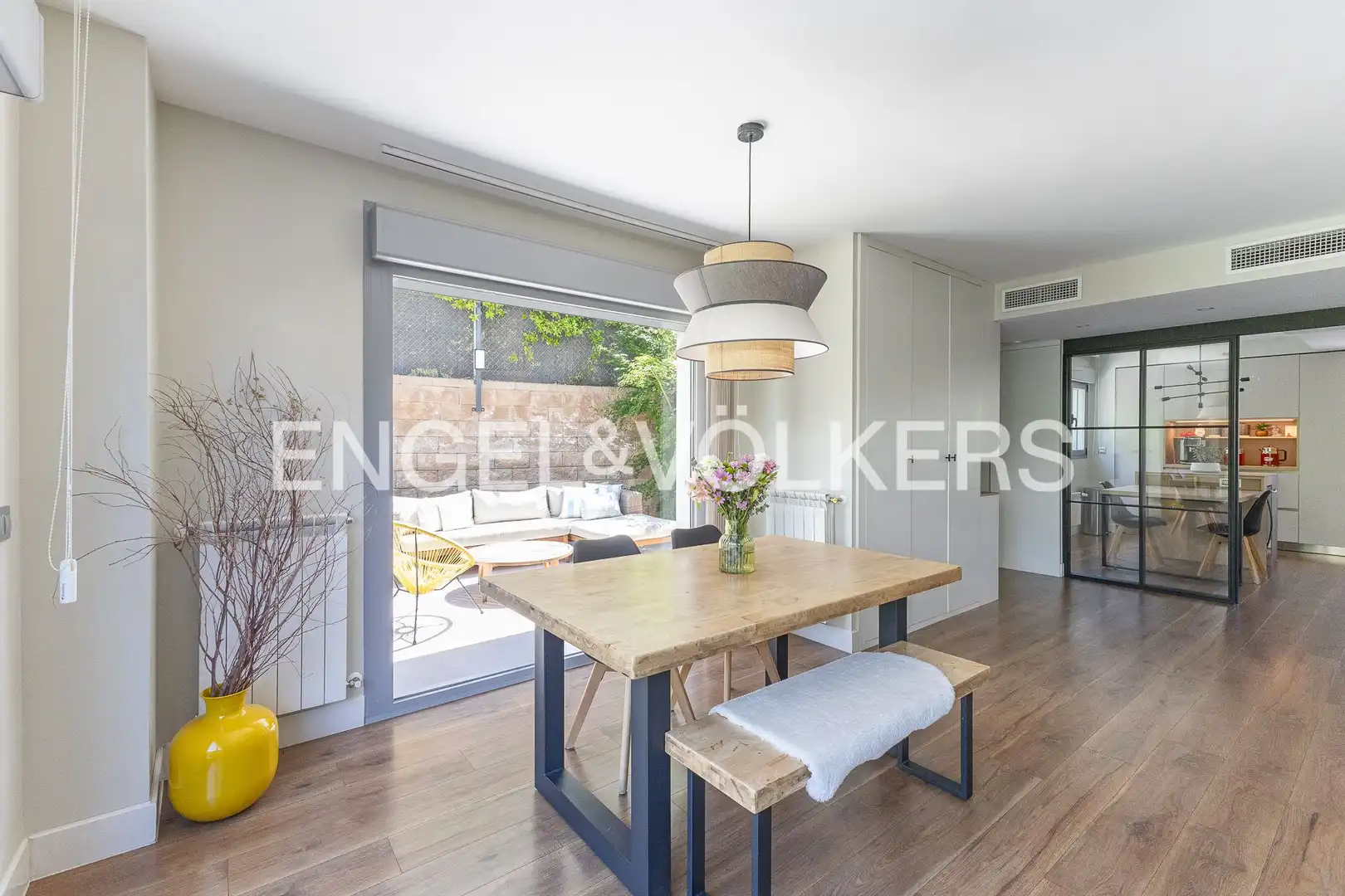 Dining room of Detached homes for rent in Boadilla del Monte  with Air Conditioner, Heating and Private garden