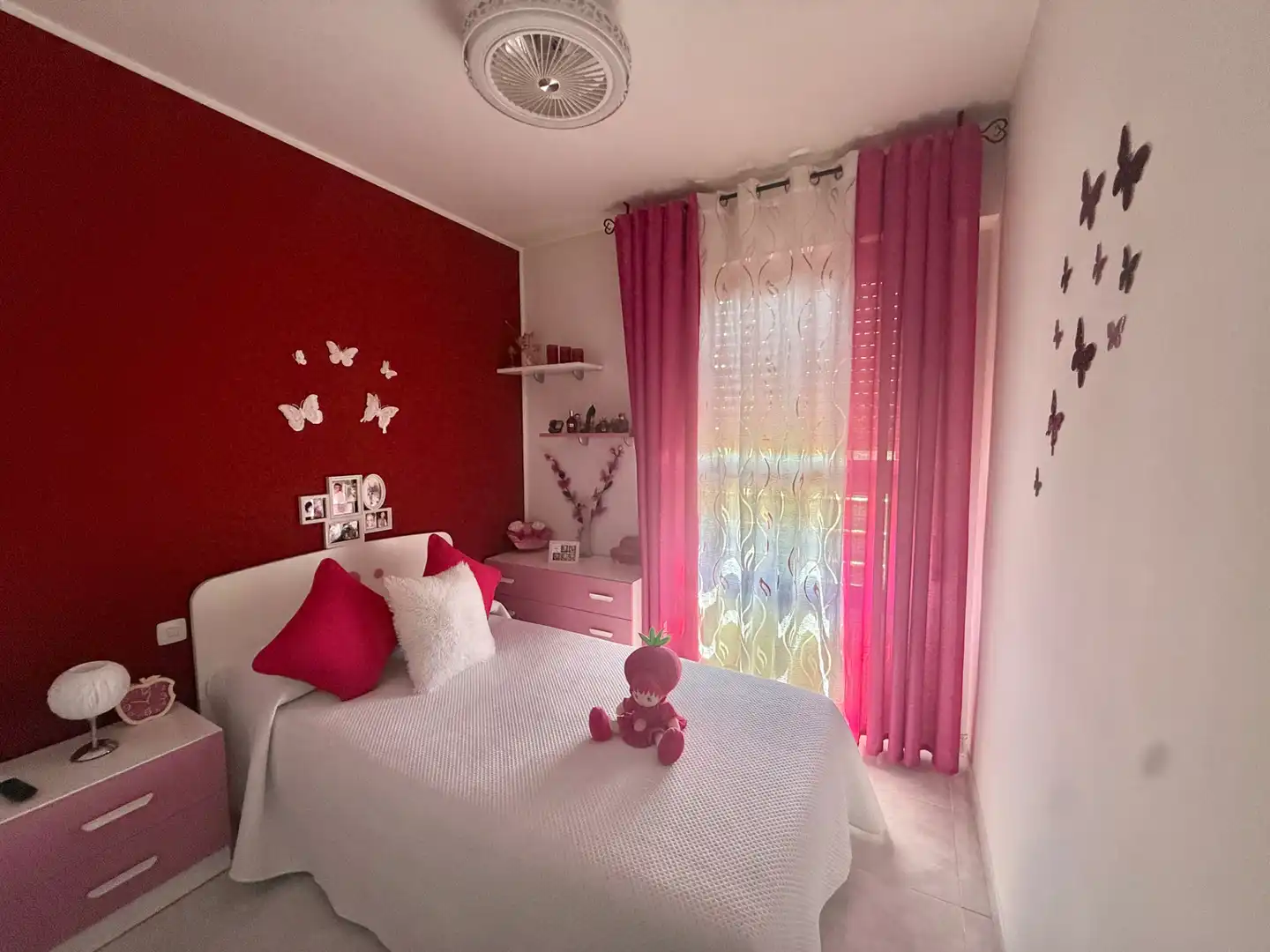 Bedroom of Flat for sale in Madrid  with Heating, Terrace and Furnished