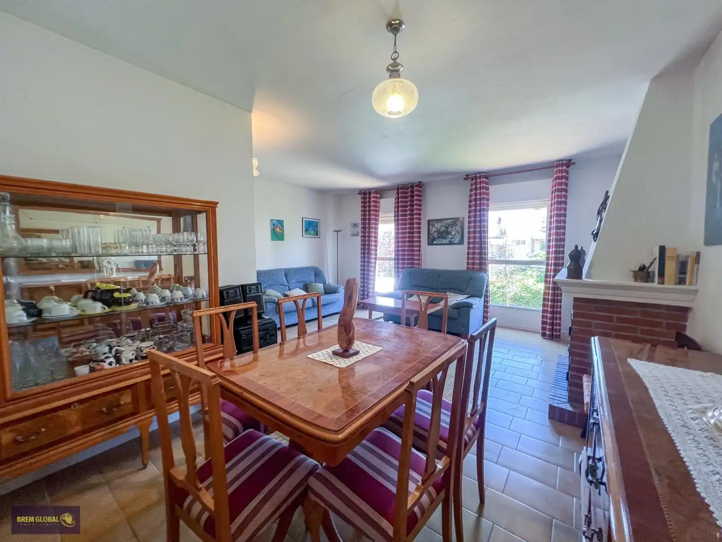 Dining room of Detached homes for sale in La Cabrera  with Private garden and Community pool