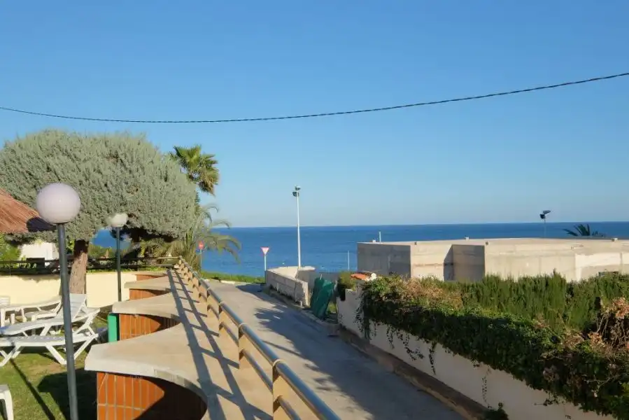 Vista exterior de Apartamento en venta en Calpe / Calp con Calefacción, Jardín privado y Terraza