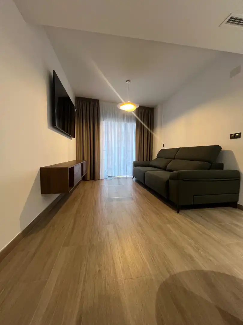 Sala de estar de Piso en venta en Murcia con Aire acondicionado, Terraza y Amueblado