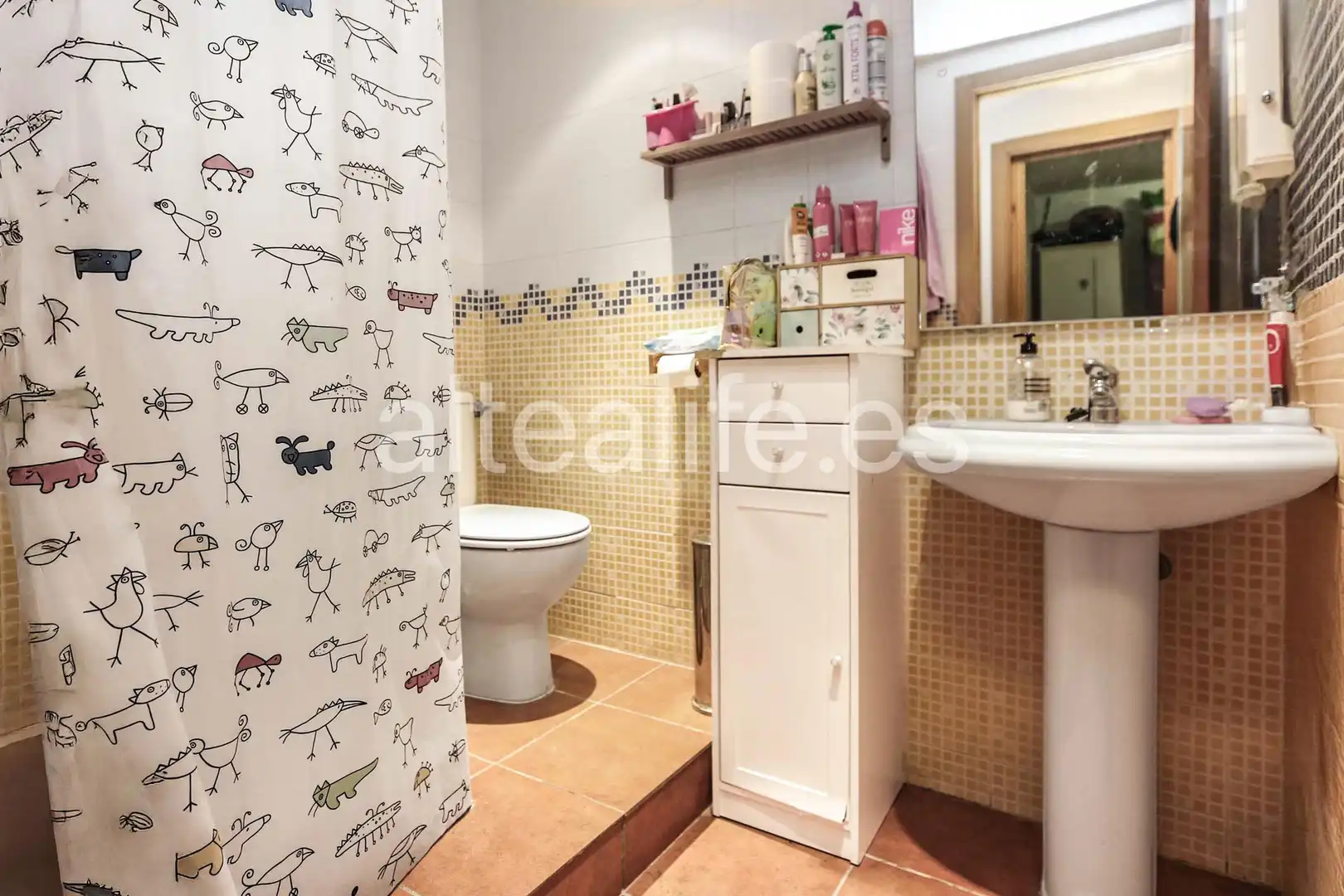 Baño de Casa adosada en venta en La Nucia con Aire acondicionado, Jardín privado y Terraza