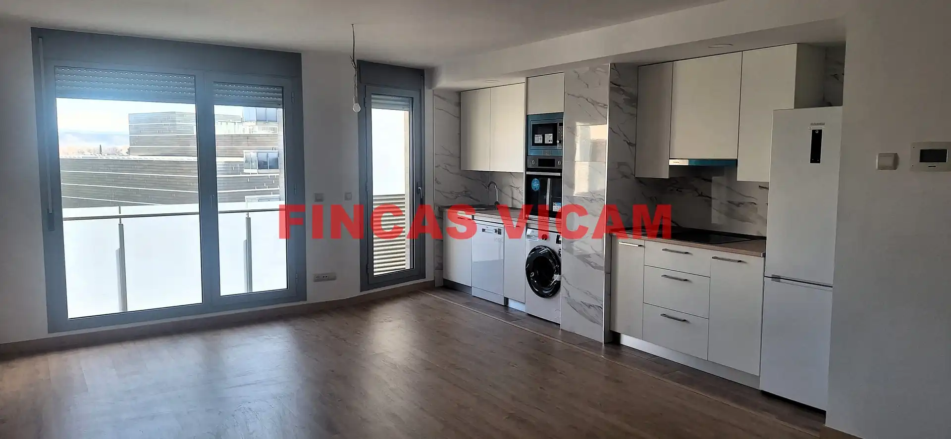 Küche von Wohnung zum Verkauf in Huesca mit Heizung, Parkett und Terrasse