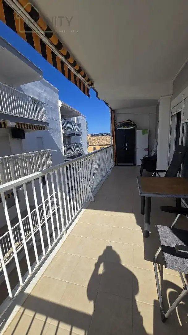 Terraza de Apartamento de alquiler en Piles con Aire acondicionado, Calefacción y Terraza