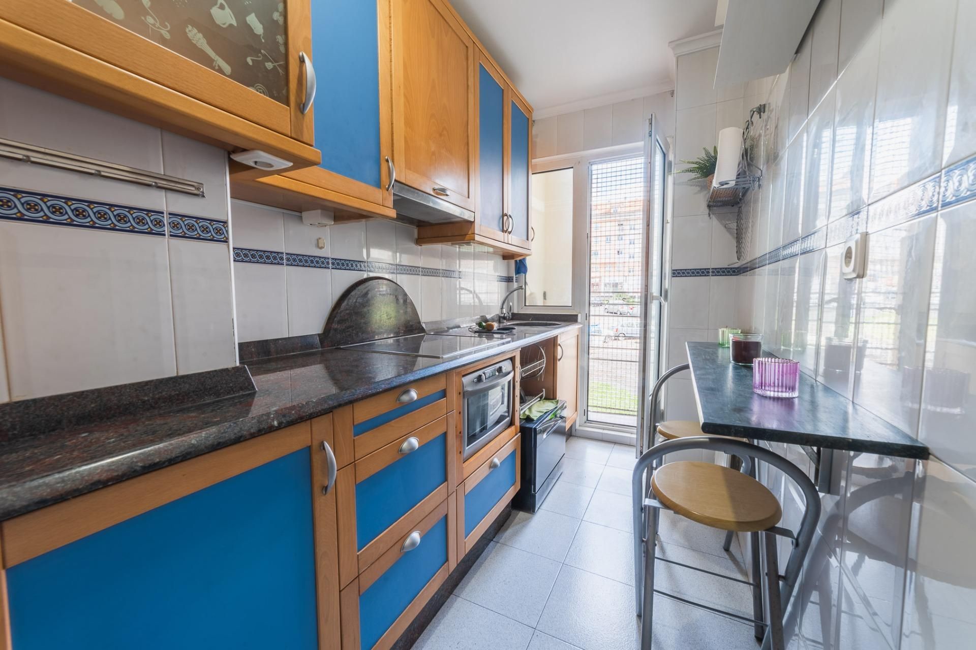 Kitchen of Flat for sale in Santander  with Heating, Storage room and Balcony