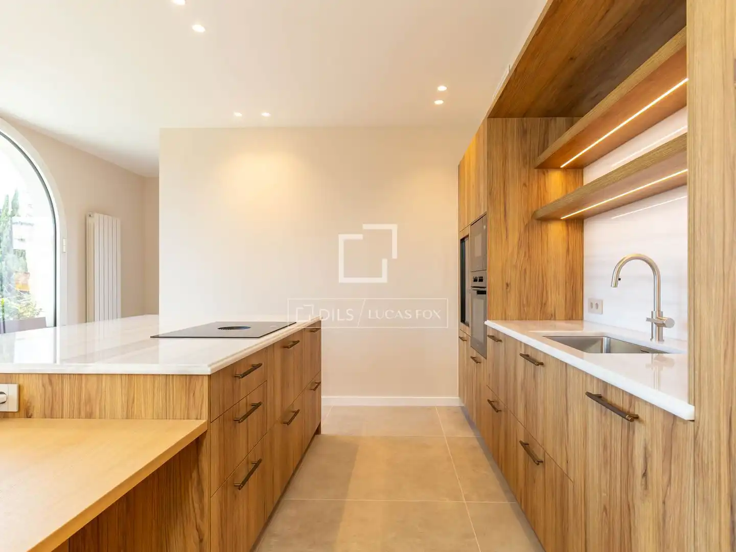 Cocina de Casa o chalet en venta en Sant Just Desvern con Aire acondicionado, Jardín privado y Terraza