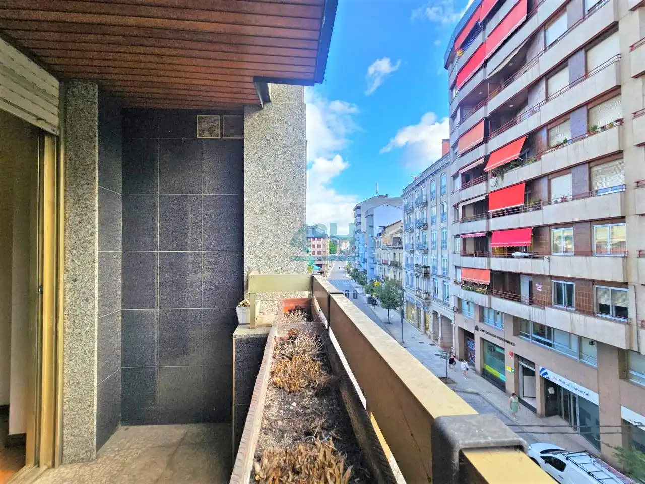 Exterior view of Flat for sale in Ourense Capital   with Heating, Parquet flooring and Terrace