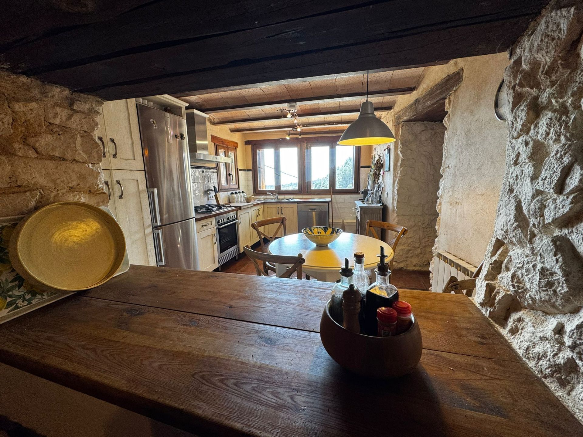 Küche von Country house zum Verkauf in La Pobla de Benifassà mit Heizung, Privatgarten und Terrasse