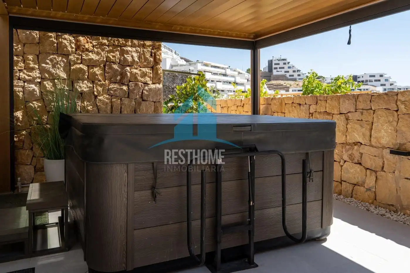 Terrassa de Casa o xalet en venda en Finestrat amb Aire condicionat, Calefacció i Jardí privat