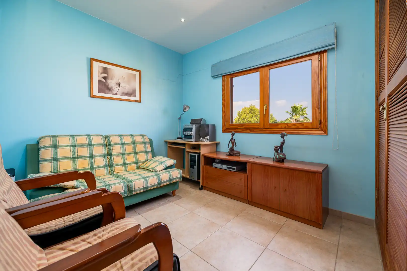 Sala d'estar de Casa o xalet en venda en Marratxí amb Aire condicionat, Calefacció i Jardí privat