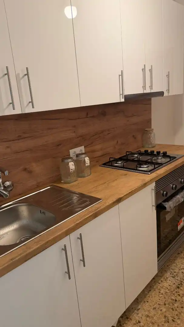 Küche von Wohnung zum Verkauf in Rubí mit Heizung, Ofen und Balkon
