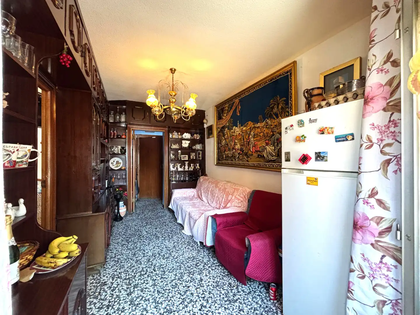 Sala de estar de Piso en venta en Madrid con Calefacción, Amueblado y Horno