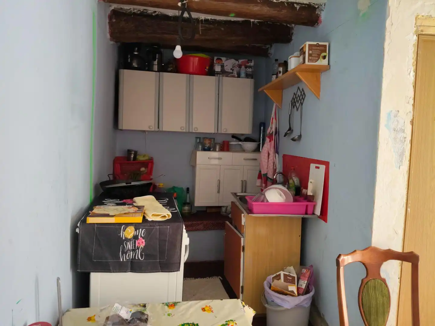 Cuina de Finca rústica en venda en Lécera amb Balcó
