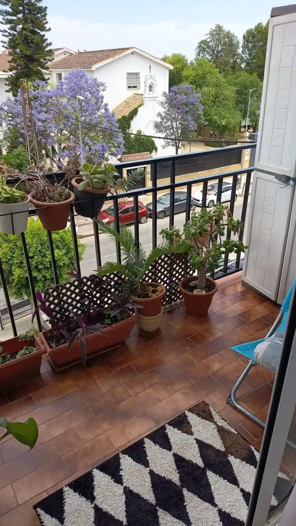 Terrasse von Wohnung zum Verkauf in Castilleja de la Cuesta mit Klimaanlage, Heizung und Balkon