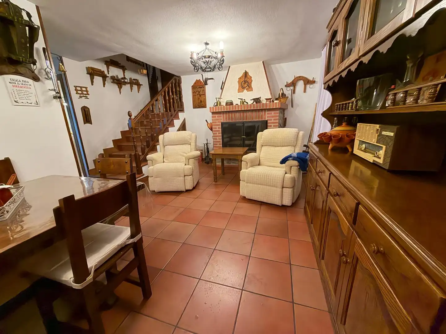 Sala d'estar de Casa adosada en venda en Zorraquín amb Calefacció, Jardí privat i Traster